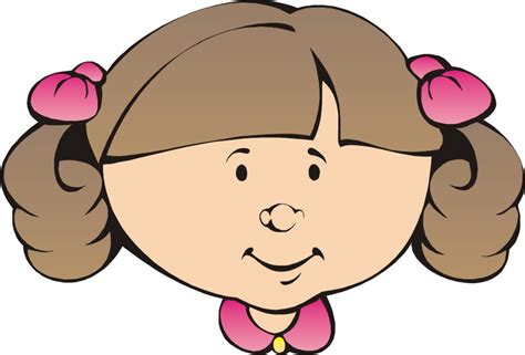 Girl Cartoon Character Head Clipart Best