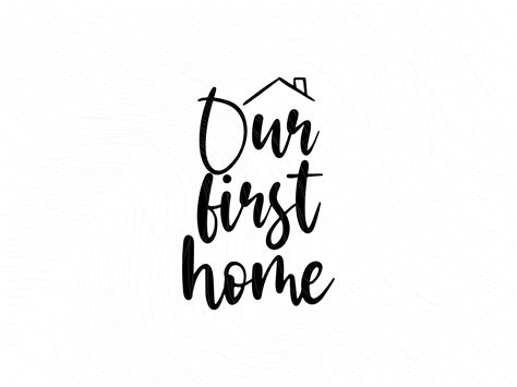 Our First Home Ornament Svg Vectorency