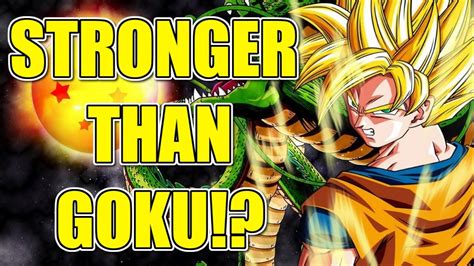 Top 5 Anime Characters That Are Stronger Than Goku Youtube