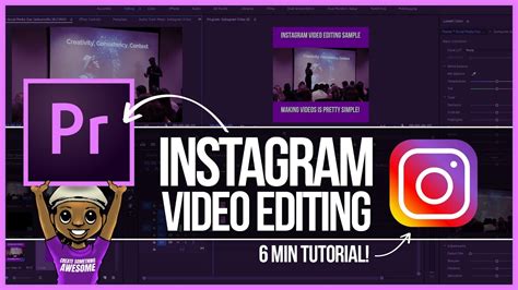 Create instagram posts with stunning images and videos. Premiere Pro Instagram Video Editing Tutorial - YouTube