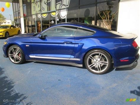 Deep Impact Blue Metallic 2015 Ford Mustang Roush Stage 2 Coupe