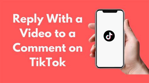 How To Reply With A Video To A Comment On Tiktok 2021 Youtube