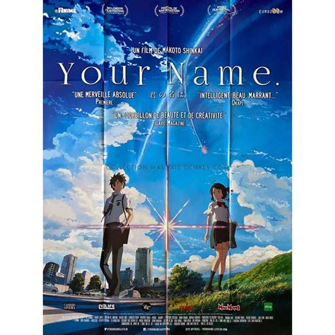 Affiche De Film Française De Your Name 120x160 Cm