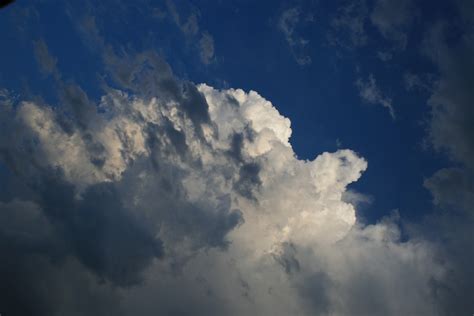 White Cloud With Dark Wisps Free Stock Photo Public Domain Pictures