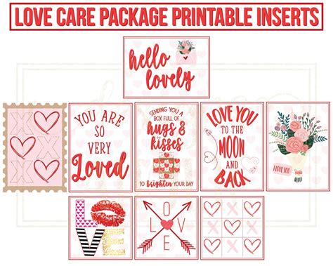 Sending You Love Care Package Printables And Address Label Etsy