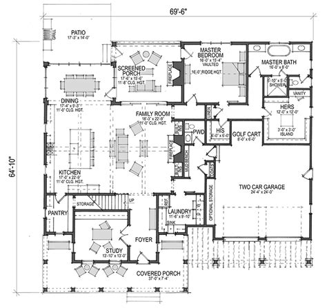 Old Mill Farmhouse Southern Living House Plans