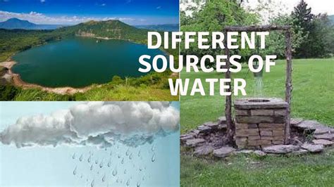 Sources Of Water B Ve