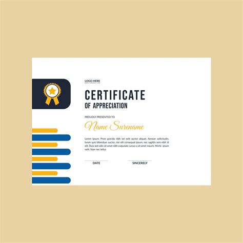 Certificate Template Awards Diploma Background Vector 3202587 Vector