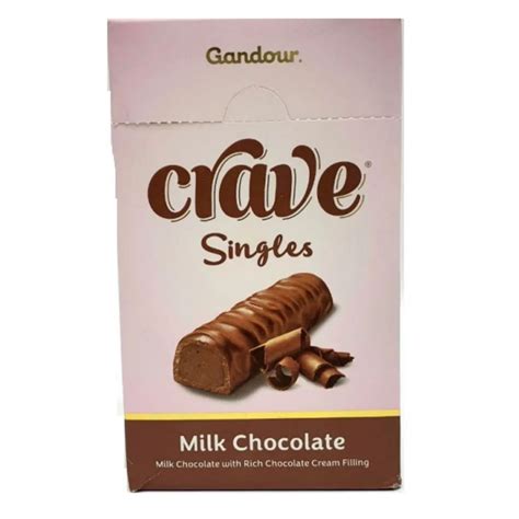 Gandour Crave Singles Milk Chocolate 330g Dealzdxb