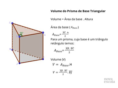 A Base De Um Prisma Reto E Um Triangulo Retangulo