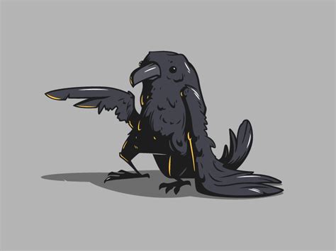 Crow Animation 800×600 Animals Crow Animation