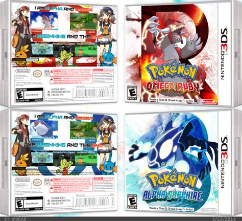 Pokémon Omega Ruby And Alpha Sapphire Box Art Cover Pokemon Xy Evolutions