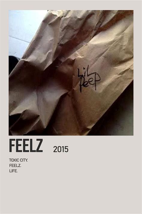 Feelz By Lil Peep Alternative Album Poster Music Poster Ideas Band