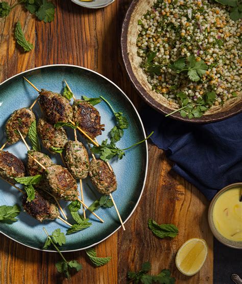 Bring a large pot of salted water to a boil. Veal Kofta with Lemon Herb Couscous and Saffron Yoghurt ...