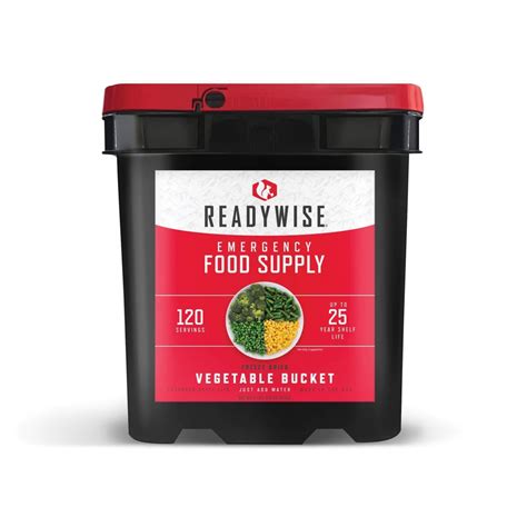 The wise company 72 hour emergency food supply includes 12 servings of entrees, 8 servings of breakfasts, and 14 servings of milk. ReadyWise 240 Serving Emergency Survival Food Storage ...