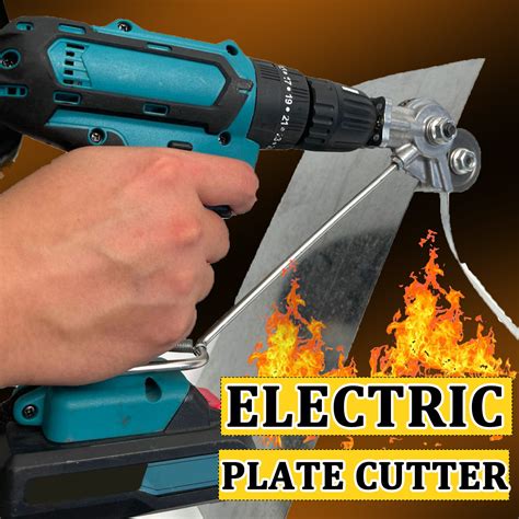 1 Set Electric Drill Plate Cutter Accessories Shear Fast Metal Plate