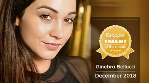 istripper names ginebra bellucci december talent of the month