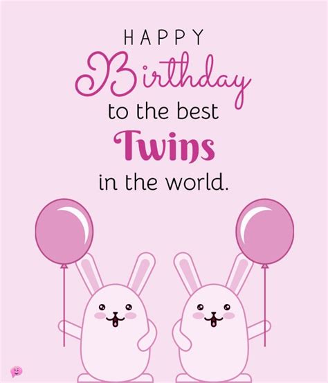 Birthday Wishes For Twins 70 Messages