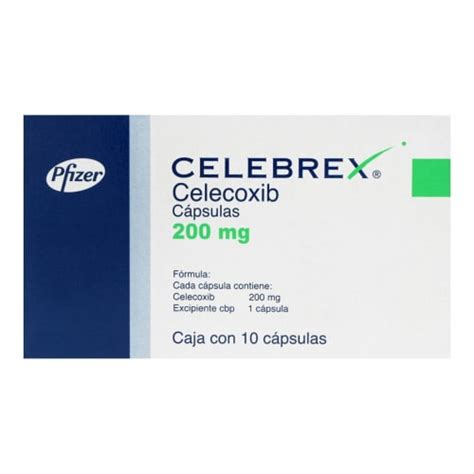 Comprar Celebrex Celecoxib 200 Mg Con 10 Cápsulas Prixz