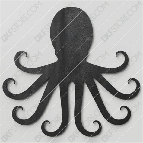 Octopus Plasma Art Free Dxf File Dxf File Cut Ready For Cnc Laser