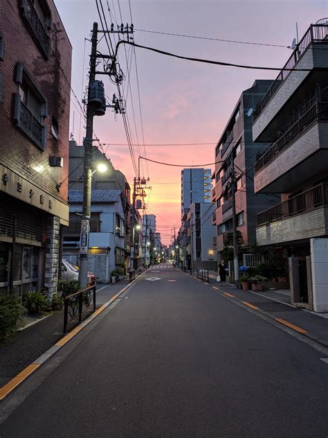 Sunset On Tokyo Street Oc City Cities Buildings Photography