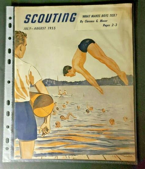 Vintage Scouting Boy Scout Magazine July August 1955 What Etsy