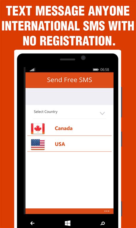 Free text messages to canada. Send Free SMS | Unlimited Text Messages for Windows 10 Mobile