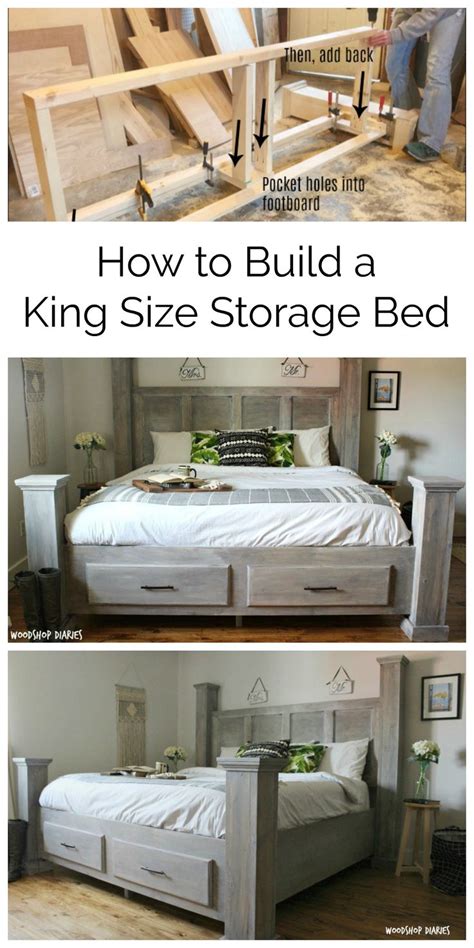 Build Your Own Storage Bed Diy Plans
