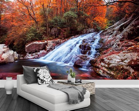Custom Photo Wall 3d Wallpaper Living Room Waterfall