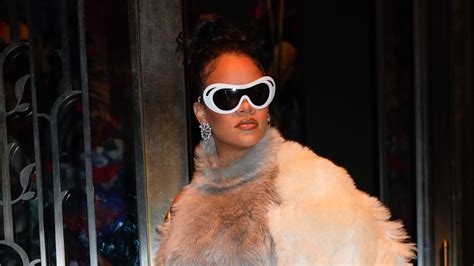 Rihanna Shows Off Baby Bump While Wearing Nothing But Savage X Fenty