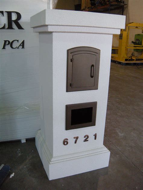 Stucco Mailboxes Architectural Accents Royal Foam