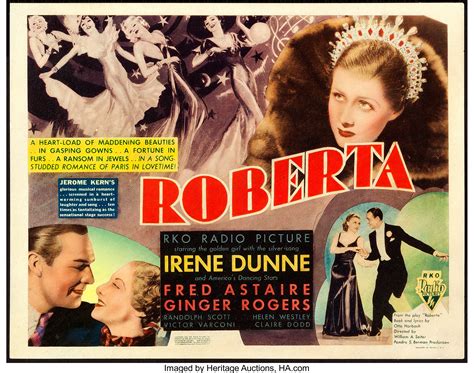 Roberta Rko 1935 Title Lobby Card 11 X 14 Movie Lot