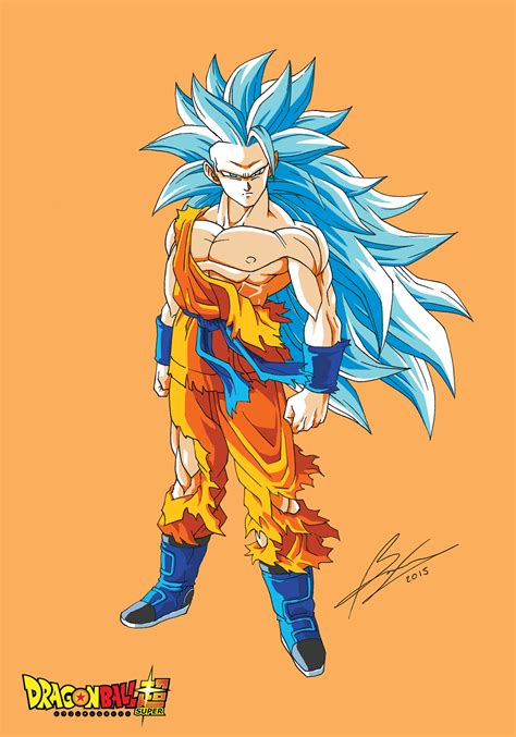 Goku Super Saiyajin Dios Super Saiyajin 3 By Magnafires On Deviantart