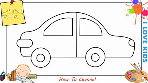 We will now start the tutorial on how to draw car. How to draw a car EASY & SLOWLY step by step for kids ...
