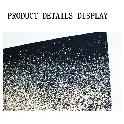 Aiikes 7x5ft Golden Bokeh Photography Backdrop Black And Gold Glitter