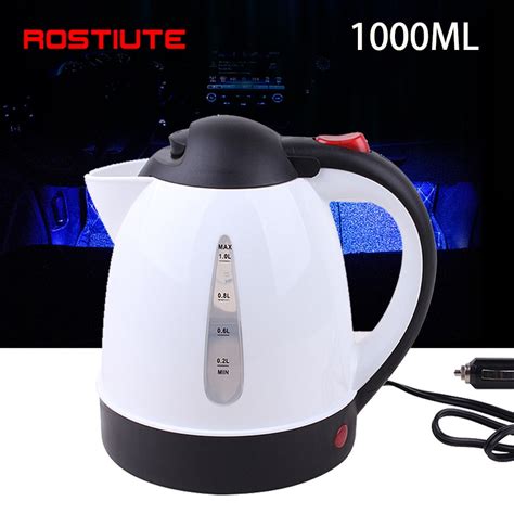12v24v 1000ml Car Kettle Electric With Cigarette 304 Stainless Steel