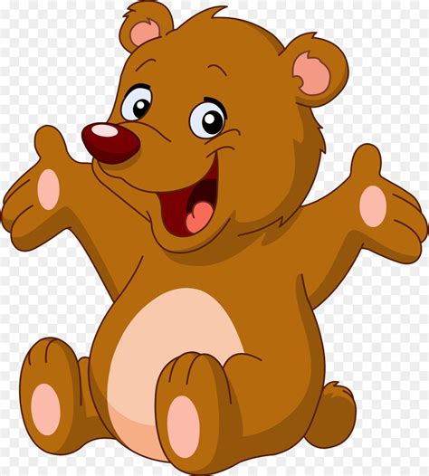 Bear Headgear Snout Animated Cartoon Bear Png Download 512512