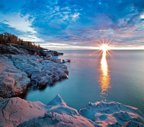 Lake Superior Sunrise My Favorite Place In Mn Besides Home Beauty