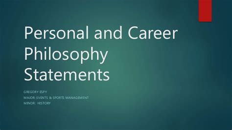 You dnt need a sports management degree and u dnt need a law colleges definitely offer risk management classes if they offer a finance or a business major. Philosophy Statement-CapstoneFinal