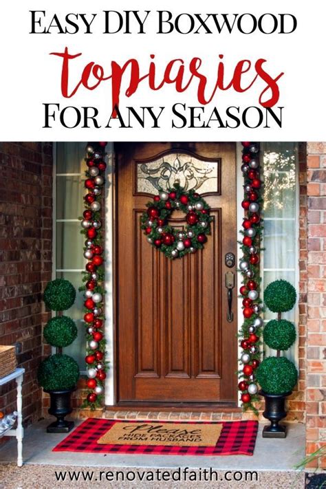 Here is how i created my topiary trees on our front porch. The Easiest DIY Topiary Trees on a Budget (Topiary ...