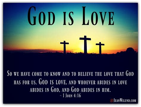 God Is Love From The Never Ending Ever Growing List Of The Character