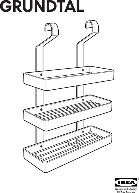 Ikea Grundtal Spice Rack Assembly Instruction