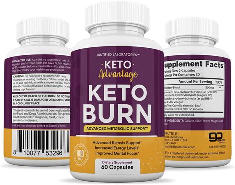 2 Pack Keto Advantage Keto Burn Pills Includes Apple Cider Vinegar Gobhb Exogenous Ketones