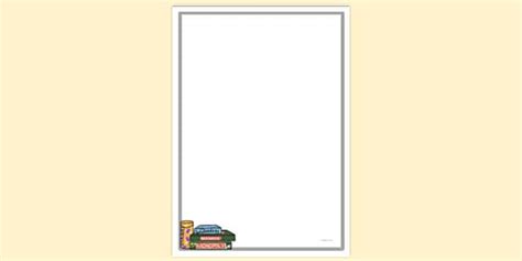 Free Simple Blank Board Games Page Border Page Borders Twinkl