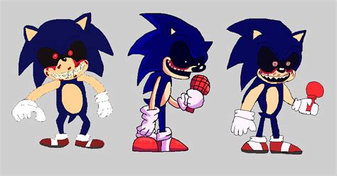 Redrawn And Traced Drawing Sonicexe Fangame Fri By Abbysek On Deviantart