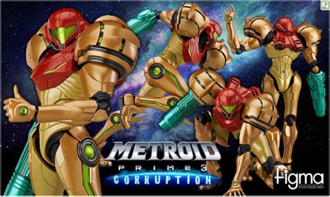 Metroid Prime 3 Corruption Samus Aran Figma Releases In October Pre