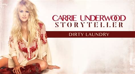 Listen To Carrie Underwoods New Single Dirty Laundry She Hangs It All Out To Dry Leo Sigh