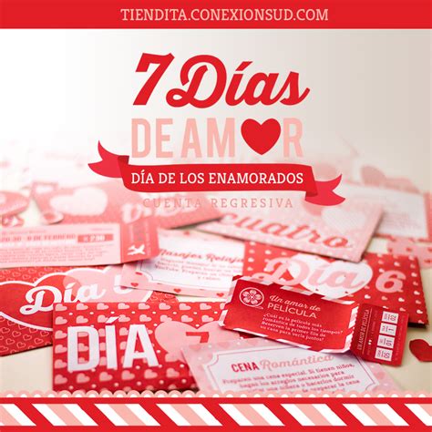 San valentín es una fecha que desde el siglo iv está dedicada al amor y hoy son cada. 7 Días de Amor | Cuenta Regresiva para el Día de los ...