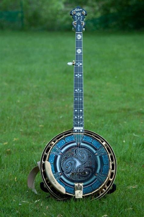 Pin By Susan Williams On Banjos Banjo Instruments Art Bluegrass Music