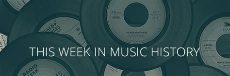 This Week In Music History November 22 28 Iheartradio Blog